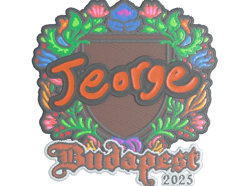 Sticker | jeorge (Embroidered) | Budapest 2025