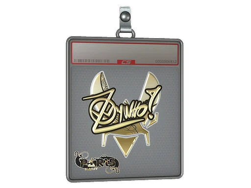 Sticker Slab | ZywOo (Gold) | Paris 2023
