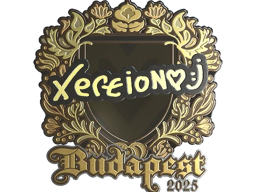 Sticker | xertioN (Gold) | Budapest 2025
