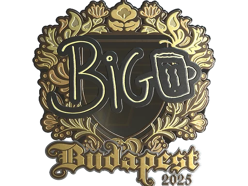 Sticker | biguzera (Gold) | Budapest 2025