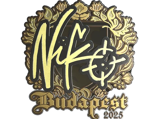 Sticker | NiKo (Gold) | Budapest 2025