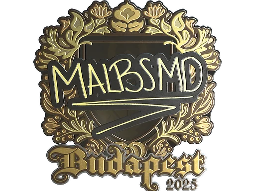 Sticker | malbsMd (Gold) | Budapest 2025