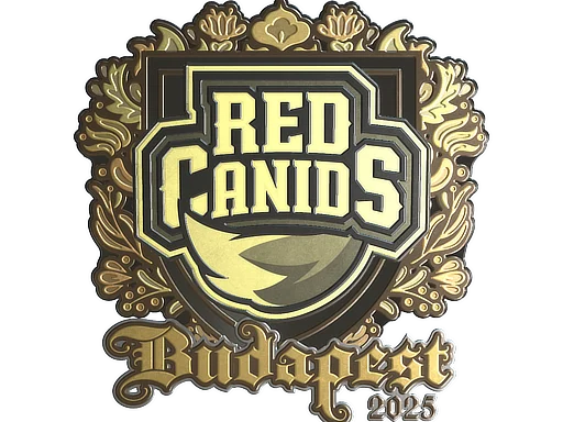 Sticker | RED Canids (Gold) | Budapest 2025