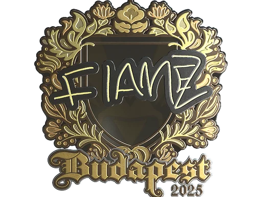 Sticker | FlameZ (Gold) | Budapest 2025