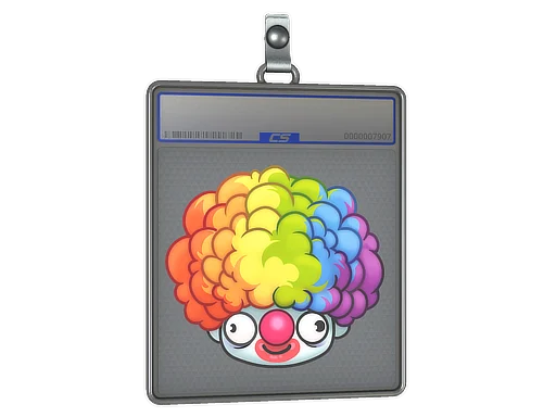 Sticker Slab | Clown Wig