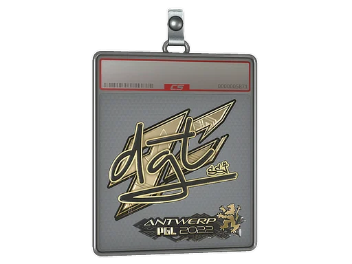 Sticker Slab | dgt (Gold) | Antwerp 2022