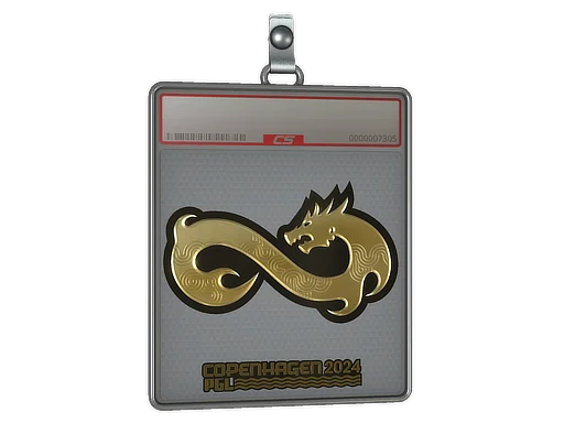 Sticker Slab | Eternal Fire (Gold) | Copenhagen 2024