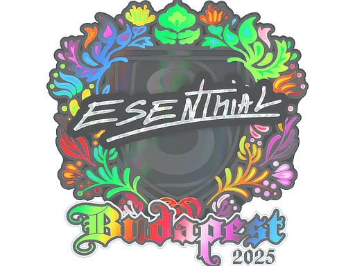 Sticker | esenthial (Holo) | Budapest 2025