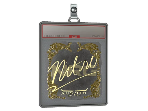 Sticker Slab | nitr0 (Gold) | Austin 2025