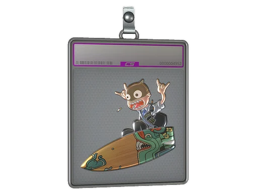 Sticker Slab | Fire Serpent Surf K (Foil)