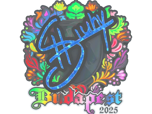 Sticker | siuhy (Holo) | Budapest 2025