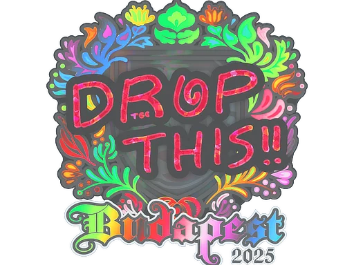 Sticker | drop (Holo) | Budapest 2025