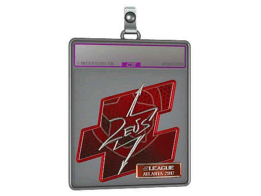 Sticker Slab | Zeus (Foil) | Atlanta 2017
