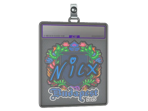 Sticker Slab | nicx (Embroidered) | Budapest 2025