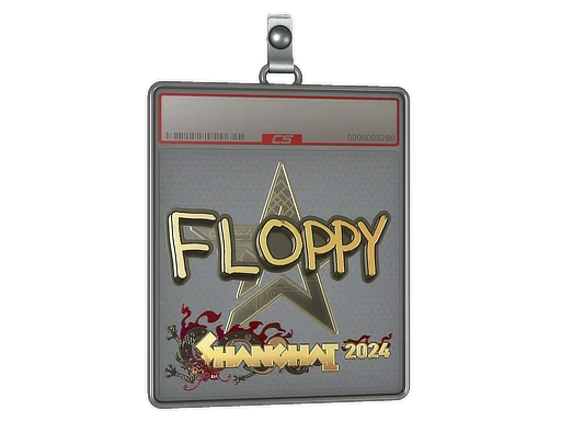 Sticker Slab | floppy (Gold) | Shanghai 2024