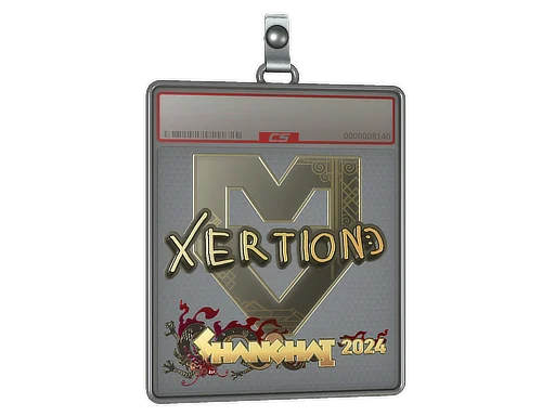 Sticker Slab | xertioN (Gold) | Shanghai 2024