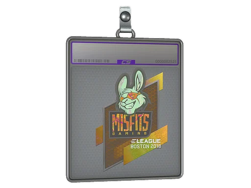 Sticker Slab | Misfits Gaming (Holo) | Boston 2018