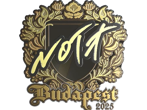 Sticker | nota (Gold) | Budapest 2025