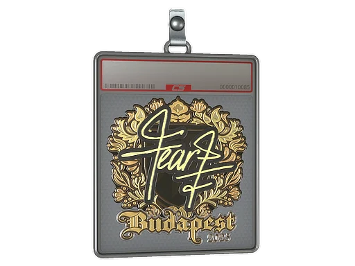 Sticker Slab | fEAR (Gold) | Budapest 2025