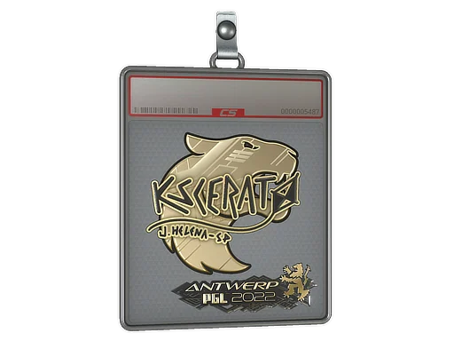 Sticker Slab | KSCERATO (Gold) | Antwerp 2022