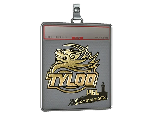 Sticker Slab | Tyloo (Gold) | Stockholm 2021