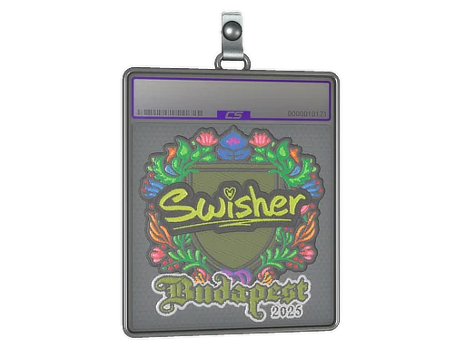 Sticker Slab | Swisher (Embroidered) | Budapest 2025