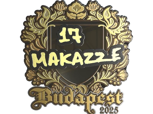 Sticker | makazze (Gold) | Budapest 2025