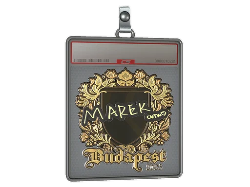 Sticker Slab | Marek (Gold) | Budapest 2025