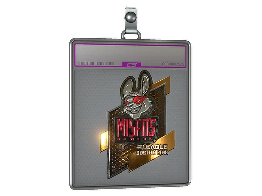 Sticker Slab | Misfits Gaming (Foil) | Boston 2018
