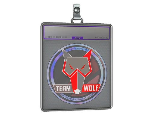 Sticker Slab | MTS GameGod Wolf (Holo) | Cologne 2014