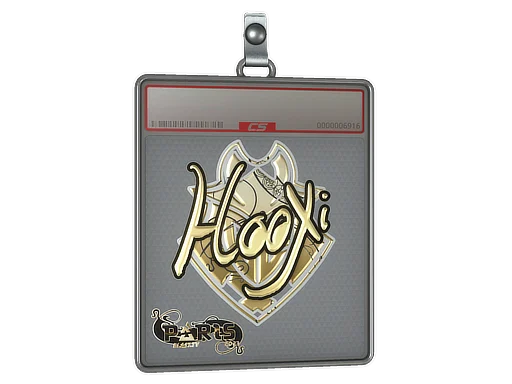 Sticker Slab | HooXi (Gold) | Paris 2023