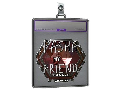 Sticker Slab | pashaBiceps (Foil) | London 2018
