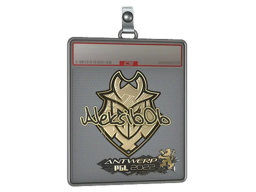 Sticker Slab | Aleksib (Gold) | Antwerp 2022
