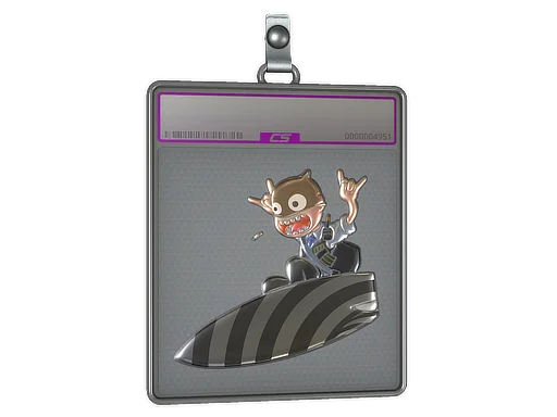 Sticker Slab | Hypnotic Surf K (Foil)