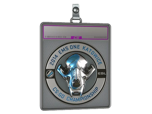 Sticker Slab | ESL Skull (Foil) | Katowice 2014