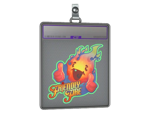 Sticker Slab | Friendly Fire (Holo)