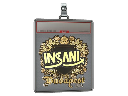 Sticker Slab | insani (Gold) | Budapest 2025