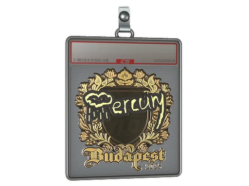 Sticker Slab | Mercury (Gold) | Budapest 2025