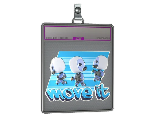 Sticker Slab | Move It (Foil)