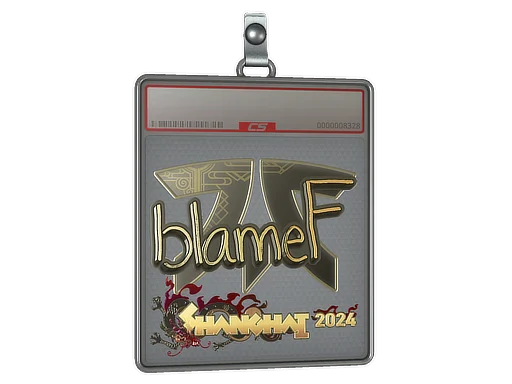 Sticker Slab | blameF (Gold) | Shanghai 2024