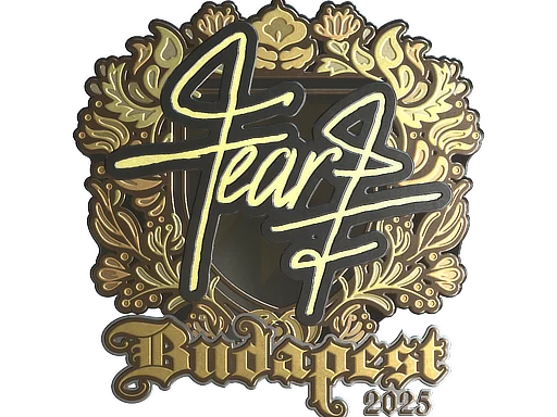 Sticker | fEAR (Gold) | Budapest 2025