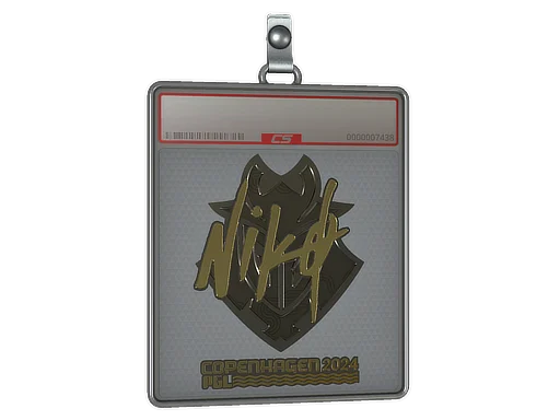 Sticker Slab | NiKo (Gold) | Copenhagen 2024
