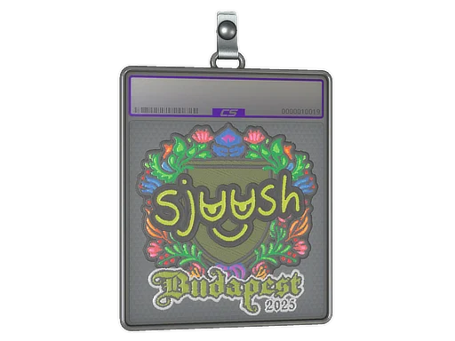 Sticker Slab | sjuush (Embroidered) | Budapest 2025