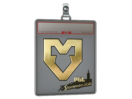 Sticker Slab | MOUZ (Gold) | Stockholm 2021