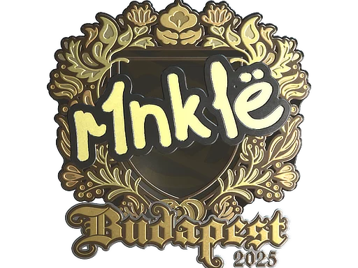 Sticker | r1nkle (Gold) | Budapest 2025