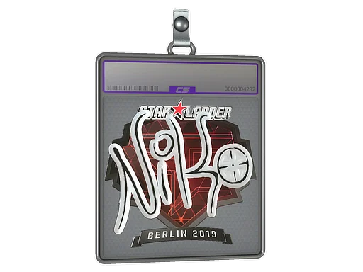 Sticker Slab | NiKo (Foil) | Berlin 2019
