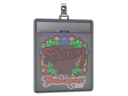 Sticker Slab | Mercury (Embroidered) | Budapest 2025