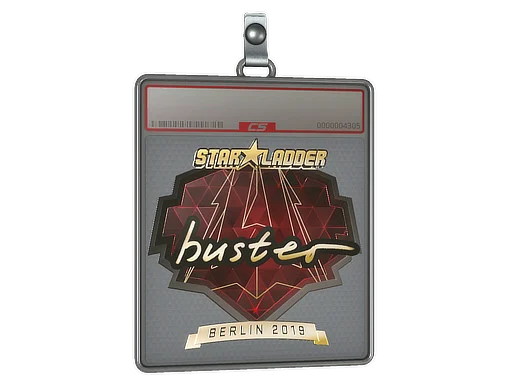 Sticker Slab | buster (Gold) | Berlin 2019