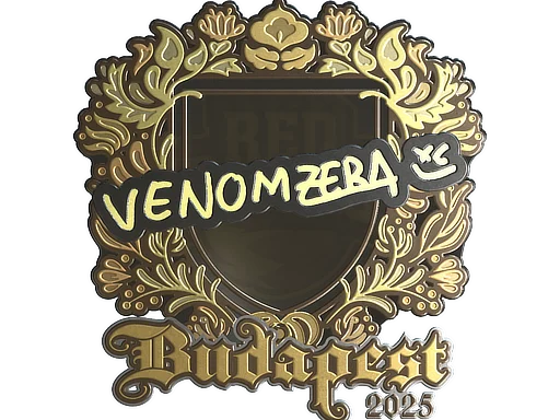 Sticker | venomzera (Gold) | Budapest 2025