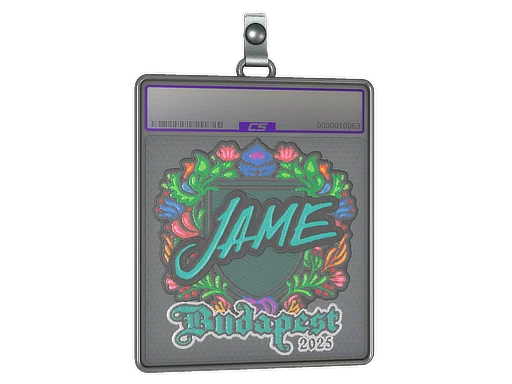 Sticker Slab | Jame (Embroidered) | Budapest 2025